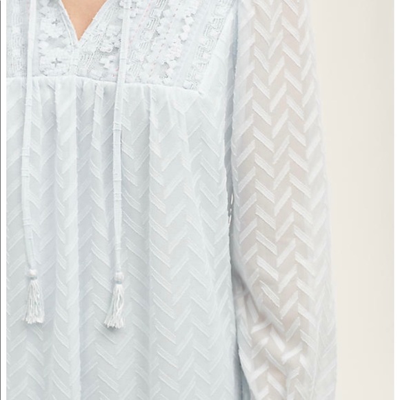 Light blue boho chic dress - Picture 4 of 9